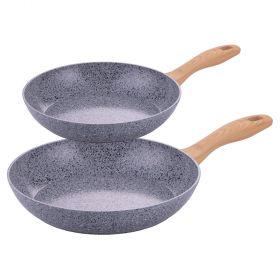 Set 2 padelle 22-26 cm, rivestimento in ceramica, induzione, Alaska SìChef