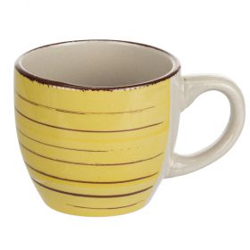 Tazzina caffè 90 ml giallo