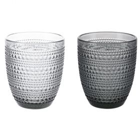 Set 2 bicchieri acqua 340 ml in pasta di vetro, Roma Sibilla