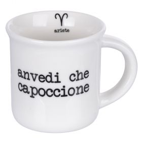 Tazzina caffè 90 ml, ariete, S.P.Q.eRe Zodiaco