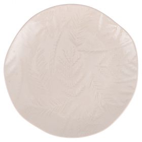 Piatto frutta in gres, Xmas White