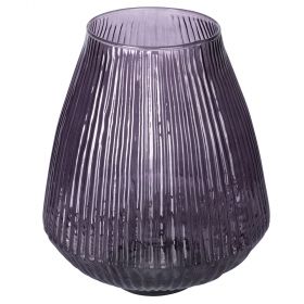 Vaso d'arredo per fiori in vetro riciclato