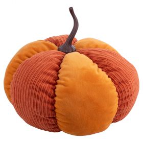 Zucca decorativa grande, effetto velluto, Sibilla