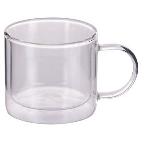 Mug 280 ml in vetro borosilicato incamiciato