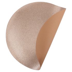Tovaglietta tonda oro, double face, Sparkly
