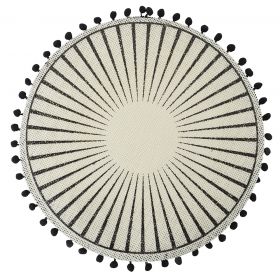 Tovaglietta tonda, Black