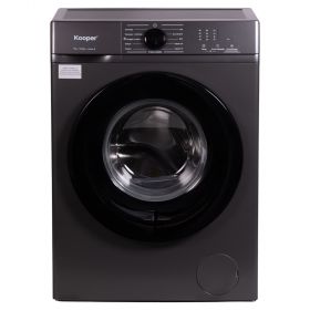 Lavatrice 7 Kg slim, 11 programmi automatici 1200 RPM, grigio, Kooper