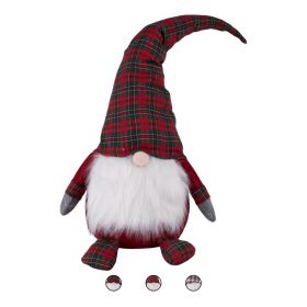 Gnomo fermaporta natalizio h. 85 cm, Santa's House