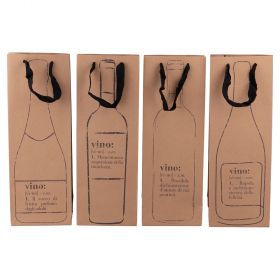 Busta regalo in carta per bottiglia vino, Victionary