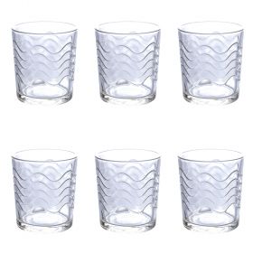Set 6 bicchieri 270 ml in vetro