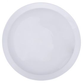 Piatto frutta in vetro opalino 21,5 cm, bianco
