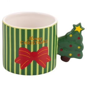 Tazza con impugnatura albero di Natale 300 ml, Xmas
