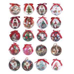 Palla di natale 6 led con fiocco, Santa's House