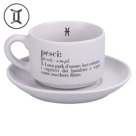 Tazzina caffè con piattino 90 ml, Victionary Pesci