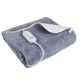 Termocoperta singola 80x160 cm basso consumo 60 W, grigio, Pisola