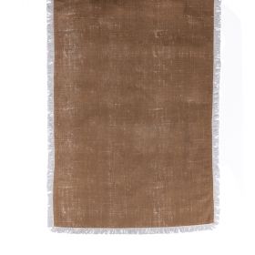 Runner con frange, 180x33cm, marrone, Tuareg