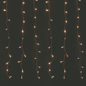 Tenda 208 led bianco caldo, a batteria, uso esterno, 300x70 cm, Santa's House