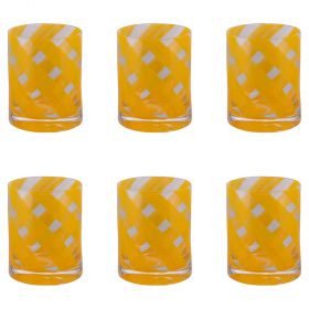 Set 6 bicchieri acqua 340 ml, Vertigo Yellow