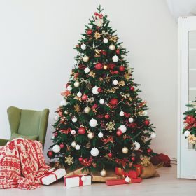 Albero di Natale bacche rosse 1600 rami h. 240 cm, Nevada Santa's House