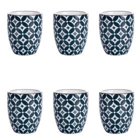 Set 6 tazzine caffè 90 ml in gres, Confusion