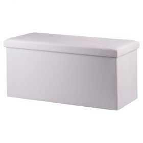 Panca contenitore multiuso avorio 76x38x38 cm, Sibilla