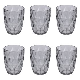 Set 6 bicchieri acqua 340 ml fumé