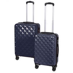 Set 2 valigie blu, Diamond