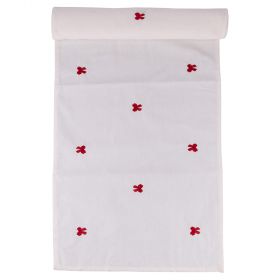 Runner 40x175 cm in policotone, Natale coi fiocchi