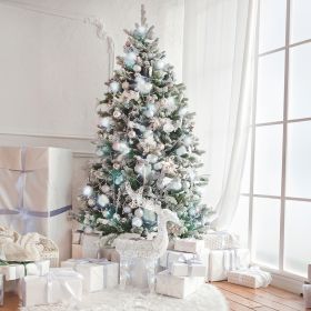 Albero di Natale innevato 570 rami h. 180 cm