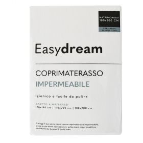 Coprimaterasso matrimoniale impermeabile 180x200 cm, Easydream