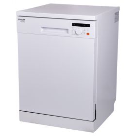 Lavastoviglie a libera installazione 14 coperti, 6 programmi di lavaggio, classe E, bianco, Kooper