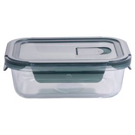 Contenitore ermetico rettangolare 640 ml in vetro, SìChef