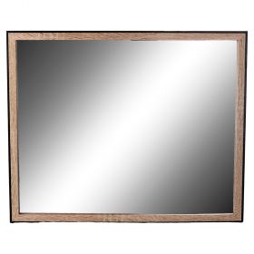 Specchio da muro 43x53 cm con cornice in legno MDF, Sibilla