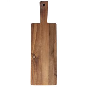 Tagliere rettangolare  36x11 cm con manico in acacia, Woody