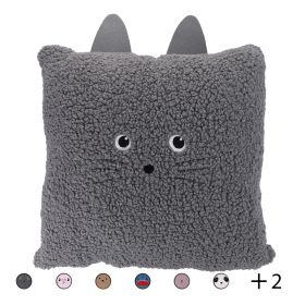 Cuscino bimbo in sherpa effetto teddy, Sibilla