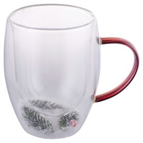 Mug incamiciata 300 ml in vetro borosilicato, Xmas