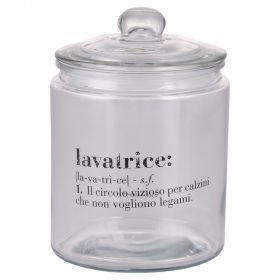Barattolo detersivo lavatrice in vetro, Victionary