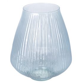 Vaso d'arredo per fiori in vetro riciclato