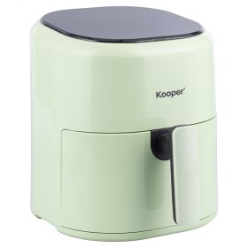 Friggitrice ad aria 5 L, display touch, 1200 W, verde salvia, Kooper