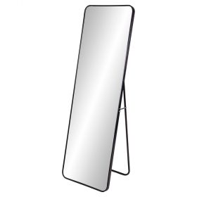 Specchio arredo da terra a figura intera h. 150 cm in alluminio e ferro