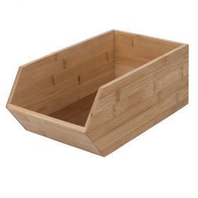 Organizer cucina in bambù impilabile, 30x17x12,5 cm, SìChef