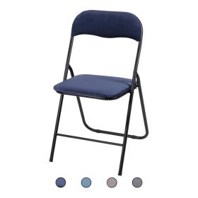 Sedia pieghevole effetto velluto