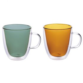 Mug 540 ml in vetro borosilicato incamiciato, Venice Lido