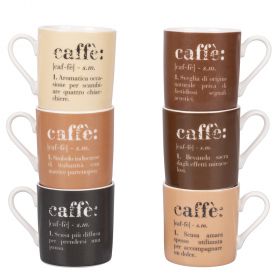 Set 6 tazzine caffè 90 ml