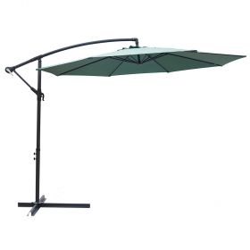 Ombrellone lampara da giardino verde Ø 300 x h. 245 cm, Kios Esté
