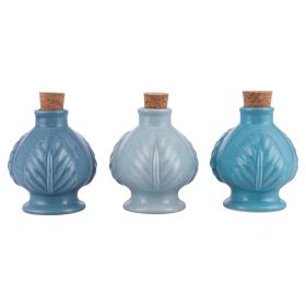 Pumo mini oliera 120 ml in ceramica e sughero, Ocean