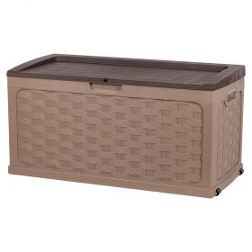 Baule multifunzione da giardino 116x56,3x58,3 cm in plastica pp, Esté
