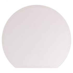 Tovaglietta mezzaluna double face soft touch, Horeca White