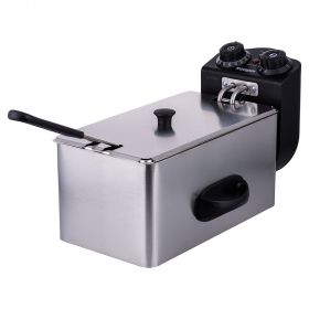 Friggitrice a immersione 3L in acciaio inox 2000 W