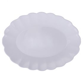 Piatto da portata ovale 35x26,5 cm in vetro opalino